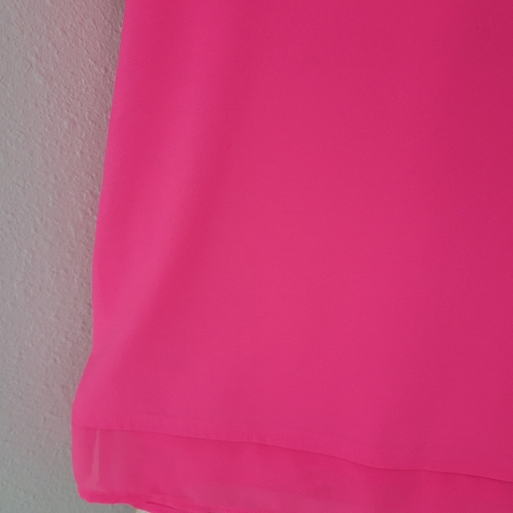 NWT DKNY Hot Pink Top Sz Small - Picture 3 of 8